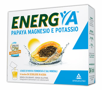 ENERGYA PAPAYA MAGNESIO POTASSIO 14 BUSTINE - farmaidea24.com