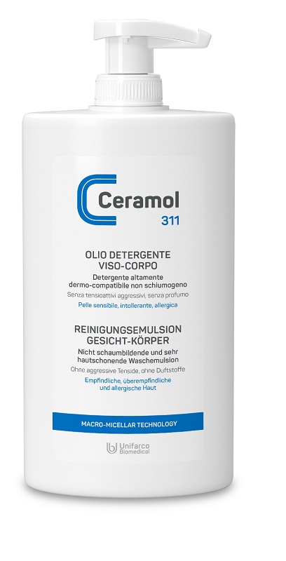 CERAMOL 311 OLIO DETERGENTE VISO/CORPO 400 ML - farmaidea24.com
