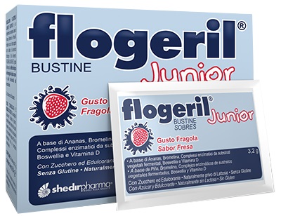 FLOGERIL JUNIOR FRAGOLA 20 BUSTINE - farmaidea24.com