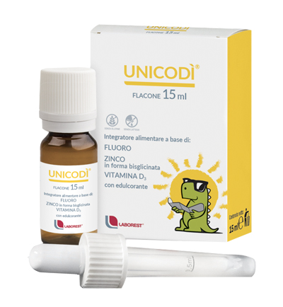 UNICODI' 15 ML FLUORO ZINCO VITAMINA D3 - farmaidea24.com