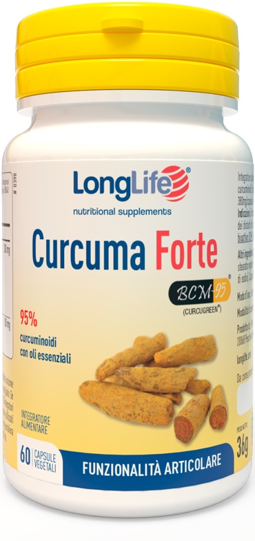 LONGLIFE CURCUMA FORTE 60 CAPSULE VEGETALI - farmaidea24.com
