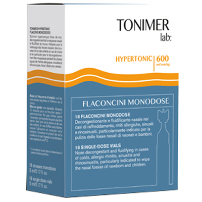 TONIMER LAB HYPERTONIC 18 FLACONCINI MONODOSE - farmaidea24.com