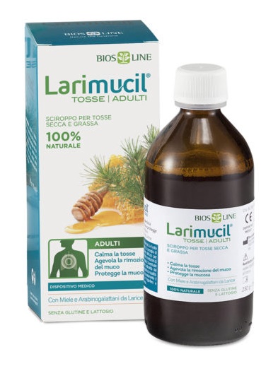 LARIMUCIL TOSSE TOSSE ADULTI SCIROPPO CE 0476V 230 G 175 ML - farmaidea24.com