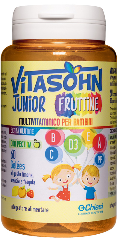 VITASOHN JUNIOR FRUTTINE 60 CARAMELLE - farmaidea24.com
