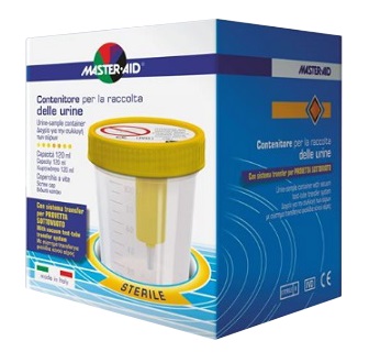 CONTENITORE RACCOLTA URINA SOTTOVUOTO MASTER-AID 120 ML - farmaidea24.com