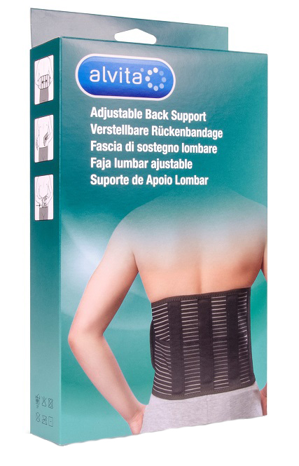 ALVITA FASCIA LOMBARE MISURA 3 CIRCONFERENZA 120-140 CM - farmaidea24.com