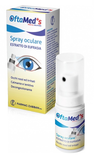 OFTAMED'S SPRAY OCULARE OCCHI ROSSI E IRRITATI ESTRATTO EUFRASIA 10 ML - farmaidea24.com