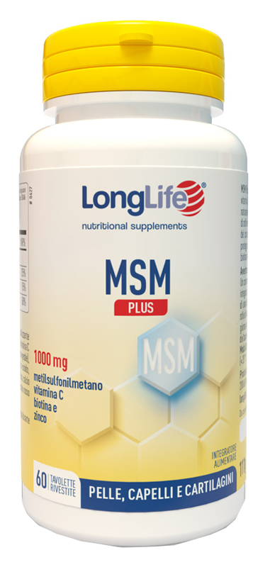 LONGLIFE MSM PLUS 60 TAVOLETTE RIVESTITE DA 1,85 G - farmaidea24.com