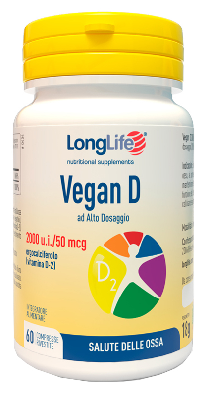 LONGLIFE VEGAN D 60 COMPRESSE - farmaidea24.com