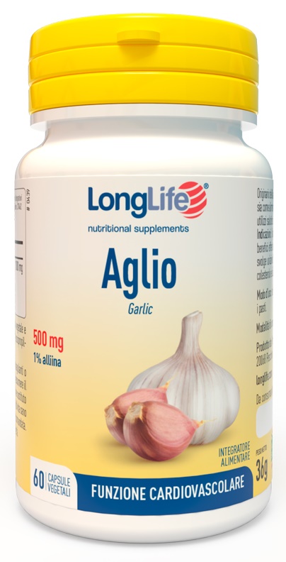LONGLIFE AGLIO 60 CAPSULE VEGETALI - farmaidea24.com
