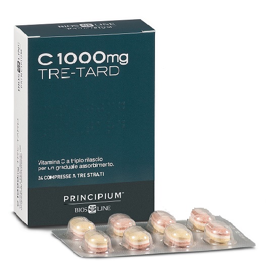 PRINCIPIUM C 1000 MG TRE-TARD 24 COMPRESSE A TRE STRATI - farmaidea24.com