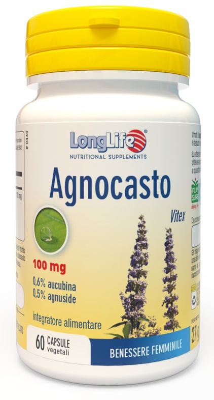 LONGLIFE AGNOCASTO 60 CAPSULE VEGETALI - farmaidea24.com