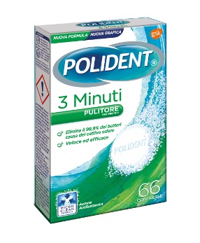 POLIDENT 3 MINUTI 66 COMPRESSE - farmaidea24.com