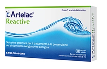 ARTELAC REACTIVE SOLUZIONE OFTALMICA MONODOSE 20 UNITA' DA 0,5 ML - farmaidea24.com