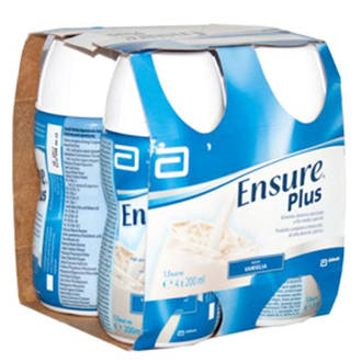 ENSURE PLUS VANIGLIA 4 BOTTIGLIE DA 200 ML - farmaidea24.com