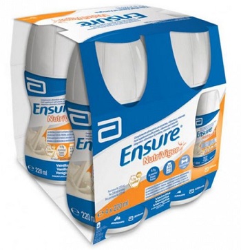 ENSURE NUTRIVIGOR VANIGLIA 4 BOTTIGLIE DA 220 ML - farmaidea24.com