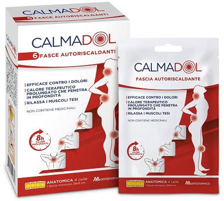 CALMADOL FASCIA RISCALDANTE PACK 6 PEZZI - farmaidea24.com
