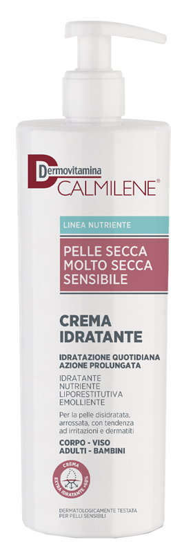 DERMOVITAMINA CALMILENE CREMA IDRATANTE PER PELLE SECCA, MOLTO SECCA O SENSIBILE 500 ML - farmaidea24.com
