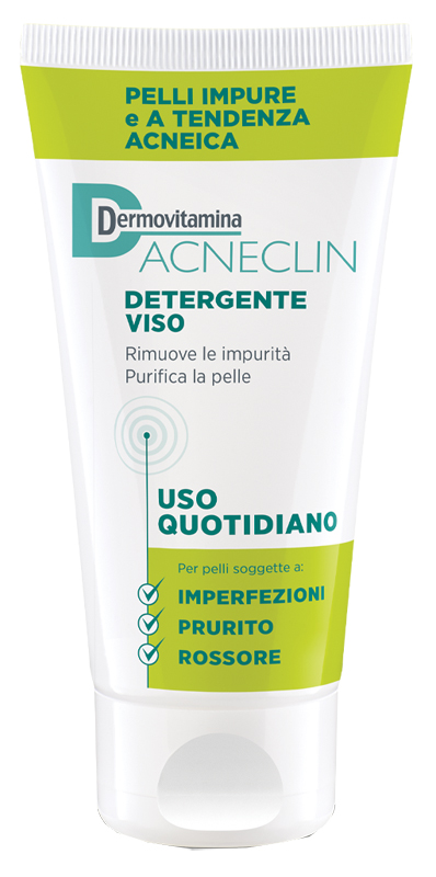 DERMOVITAMINA ACNECLIN DETERGENTE VISO USO QUOTIDIANO 200 ML - farmaidea24.com