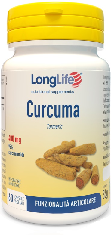 LONGLIFE CURCUMA 60 CAPSULE VEGETALI - farmaidea24.com