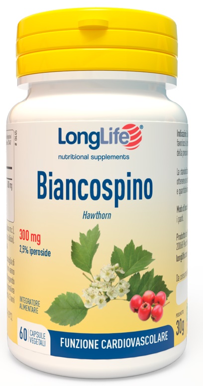LONGLIFE BIANCOSPINO 60 CAPSULE VEGETALI - farmaidea24.com