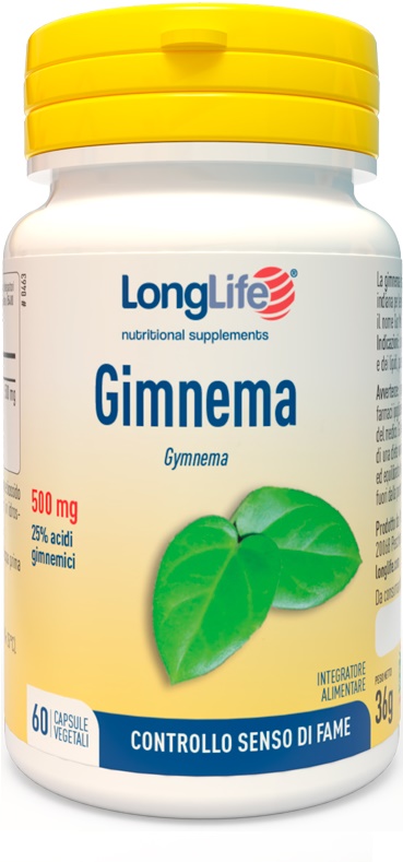 LONGLIFE GIMNEMA 60 CAPSULE VEGETALI - farmaidea24.com
