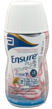 ENSURE PLUS ADVANCE FRAGOLA 4 BOTTIGLIE DA 220 ML - farmaidea24.com