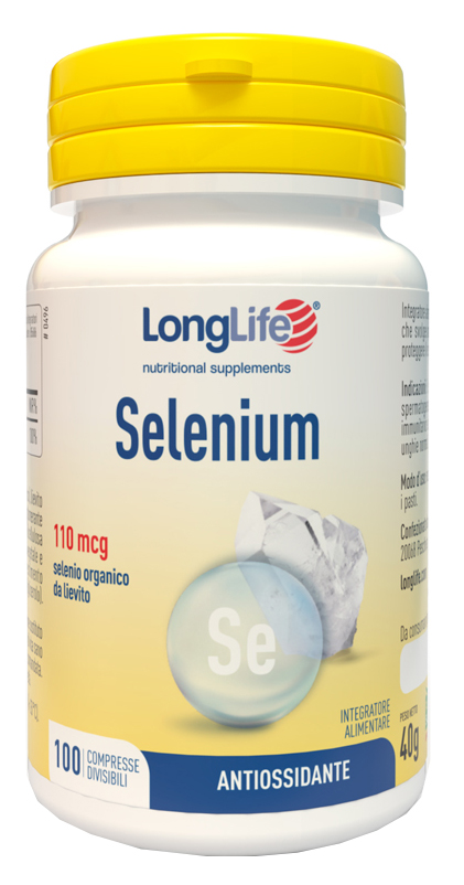LONGLIFE SELENIUM 100 COMPRESSE DIVISIBILI - farmaidea24.com