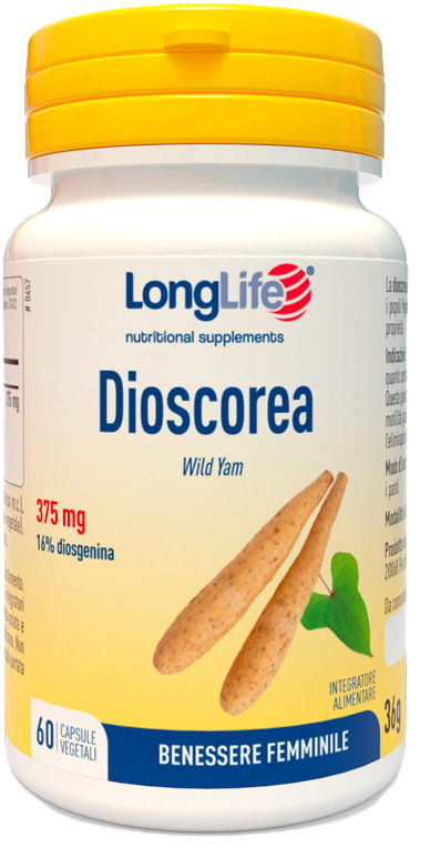 LONGLIFE DIOSCOREA 60 CAPSULE - farmaidea24.com
