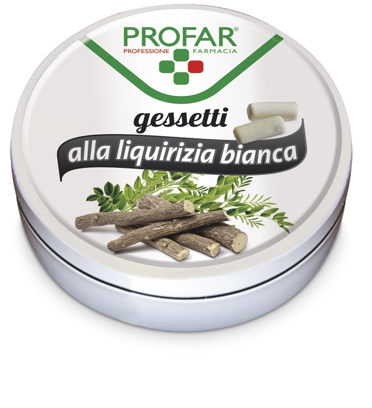 PROFAR GESSETTI LIQUIRIZIA BIANCHI 40 G - farmaidea24.com