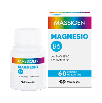 MASSIGEN MAGNESIO B6 60 CAPSULE - farmaidea24.com