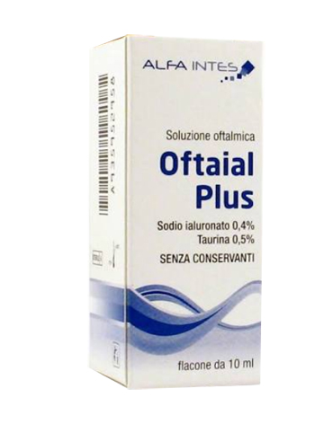 SOLUZIONE OFTALMICA OFTAIAL PLUS ACIDO IALURONICO 0,4% E TAURINA 10ML - farmaidea24.com
