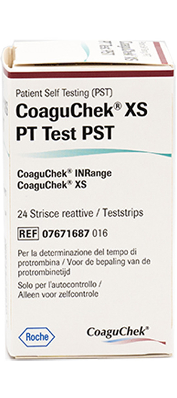 COAGUCHEK XS PT PST 24 STRISCE TEST - farmaidea24.com
