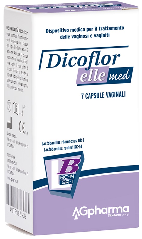 DICOFLOR ELLE MED 7 CAPSULE VAGINALI - farmaidea24.com