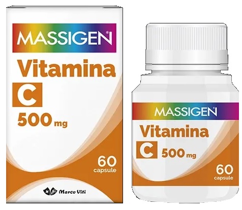 MASSIGEN C VITI 500MG DI VITAMINA C 60 CAPSULE - farmaidea24.com