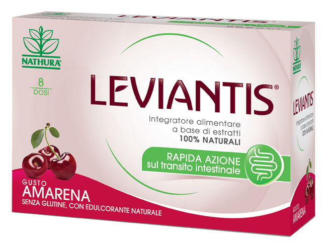 LEVIANTIS SENZA GLUTINE GUSTO AMARENA 8 DOSI / 16 BUSTE - farmaidea24.com