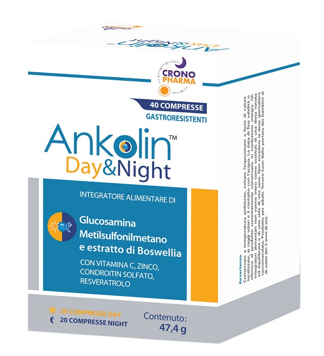 ANKOLIN DAY&NIGHT 20 COMPRESSE GASTRORESISTENTI DAY + 20 COMPRESSE GASTRORESISTENTI NIGHT - farmaidea24.com