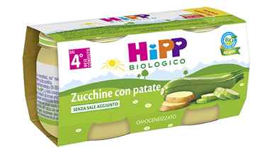 HIPP BIO HIPP BIO OMOGENEIZZATO ZUCCHINE CON PATATE 2X80 G - farmaidea24.com