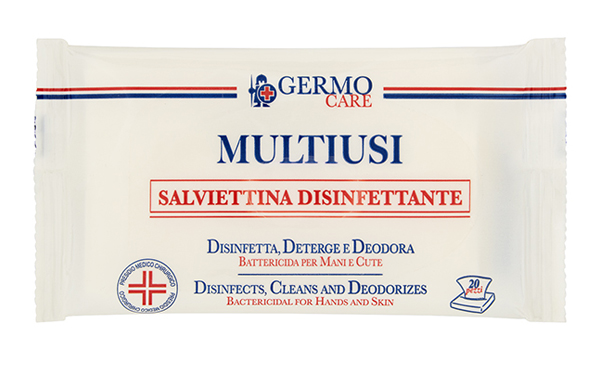 MULTIUSI SALVIETTINA DISINFETTANTE 20 PEZZI - farmaidea24.com