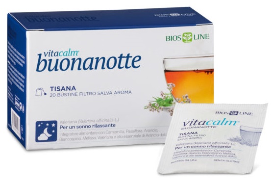VITACALM BUONANOTTE TISANA 20 BUSTINE - farmaidea24.com