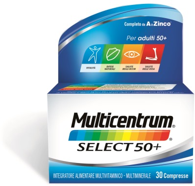 MULTICENTRUM SELECT 50+ 30 COMPRESSE - farmaidea24.com