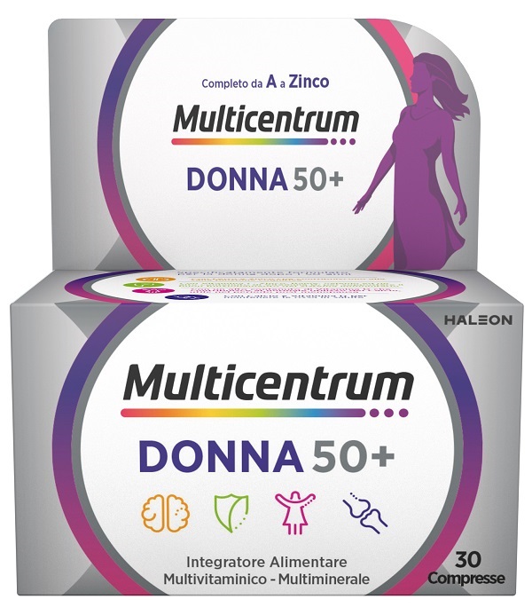 MULTICENTRUM DONNA 50+ 30 COMPRESSE - farmaidea24.com
