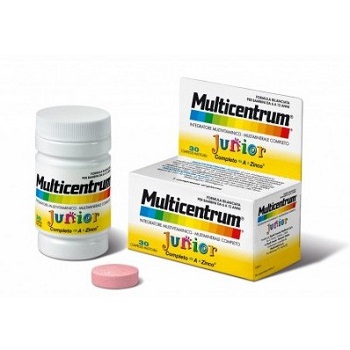 MULTICENTRUM JUNIOR 30 COMPRESSE - farmaidea24.com