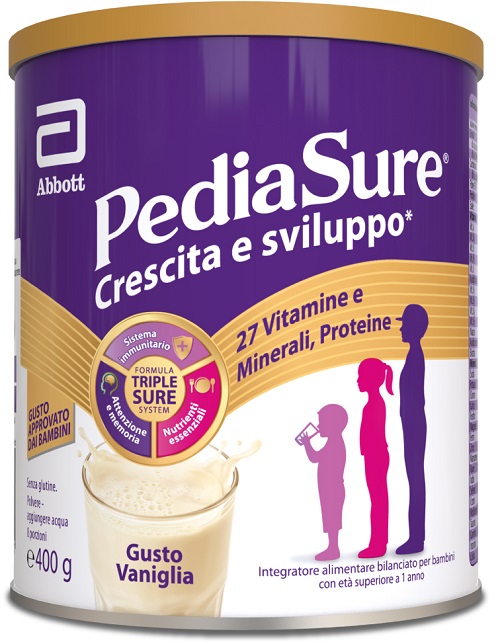 PEDIASURE CRESCITA&SVILUPPO VANIGLIA 400 G - farmaidea24.com