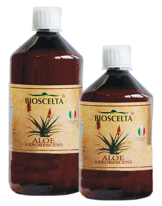 RAIHUEN ALOE ARBORESCENS PURO SUCCO BIOSCELTA 1000 ML - farmaidea24.com