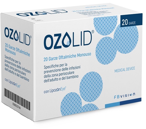 GARZA OZOLID OFTALMICA TNT CON OLIO OZONIZZATO IN FOSFOLIPIDI LIPOZONEYE 20 PEZZI - farmaidea24.com