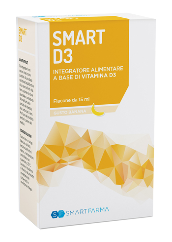 SMART D3 GOCCE 15 ML GUSTO BANANA - farmaidea24.com