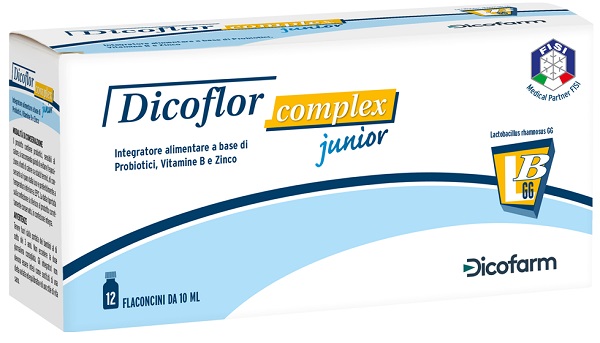 DICOFLOR COMPLEX JUNIOR 12 FLACONI DA 10 ML - farmaidea24.com