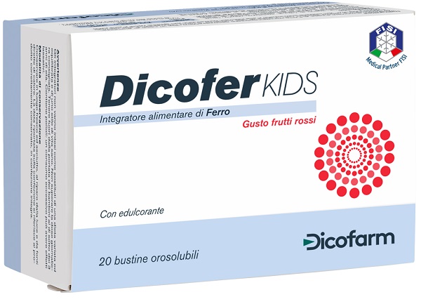 DICOFER KIDS 20 BUSTINE OROSOLUBILI - farmaidea24.com