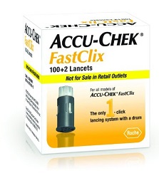 LANCETTE PUNGIDITO ACCU-CHEK FASTCLIX 100 + 2 PEZZI - farmaidea24.com
